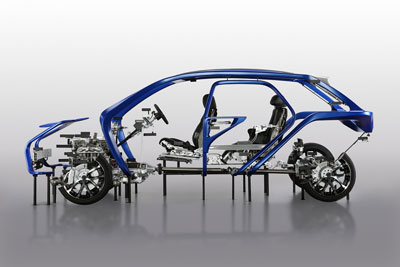 New-model demonstration car