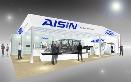 Aisin Group booth (Conceptual view)