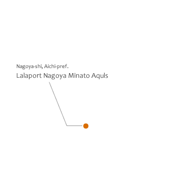 Minato ward, Nagoya-shi, Aichi-pref. Lalaport Nagoya Minato Aquls