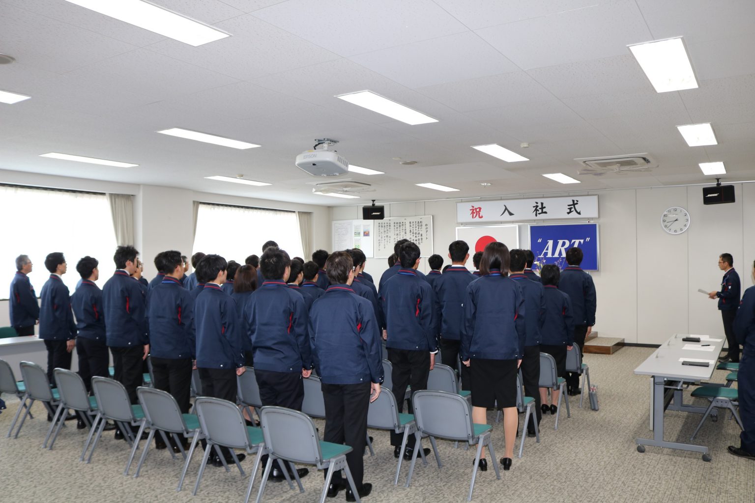 2018年度入社式が行われました アート金属工業株式会社