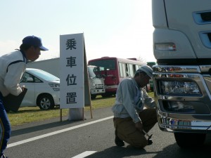 実技中の飛弾選手