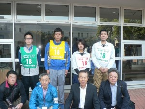 あたたかい応援ありがとうございます（富山県代表と応援団）