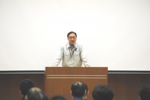 開会挨拶(稲垣社長)