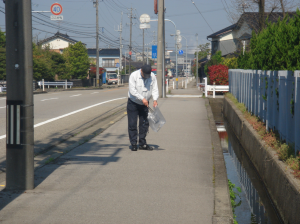 清掃活動（4月新湊）