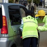 交通安全運動の様子②
