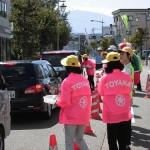 交通安全運動の様子①