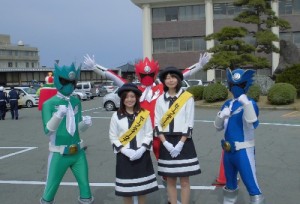 まめなけレンジャーとセーフティクィーン