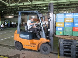 リフト競技会風景②