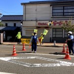 交通安全運動の様子
