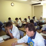 学科試験の様子