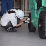 点検試験の様子