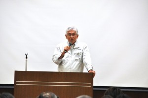 閉会の挨拶（米谷常務）