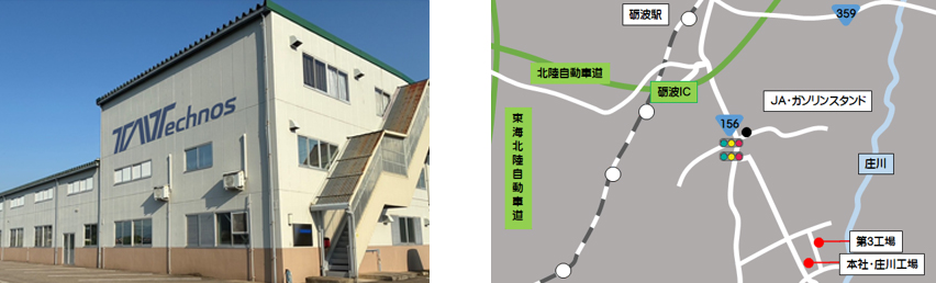 庄川地図