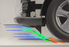 展開時の風の流れ