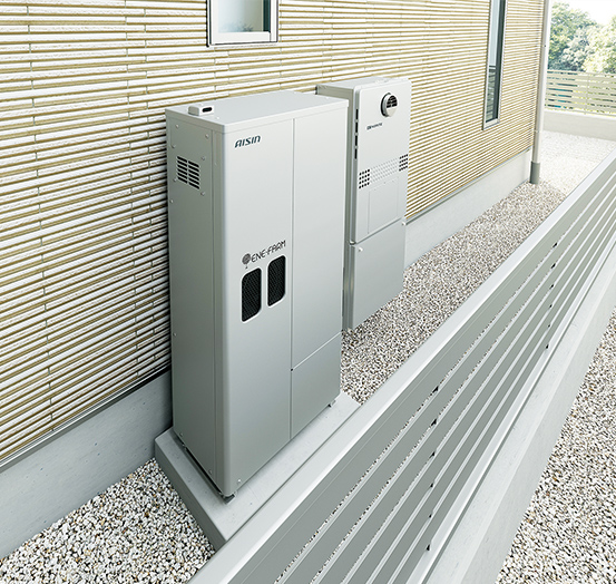 戸建住宅の窓下設置イメージ