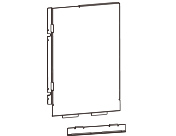 配管化粧パネル（背面穴なし）