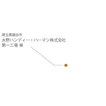 埼玉県越谷市（本社・東京） 水野ハンディー・ハーマン第一工場 様