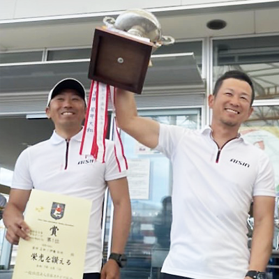 左から伊藤、笹井