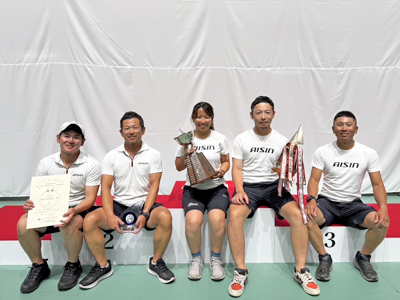 左から杉浦、笹井、須藤、石川、伊藤