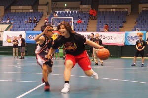 3on3で攻撃中の#2遠藤選手