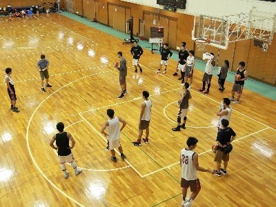 練習の様子（アレイオンズ）