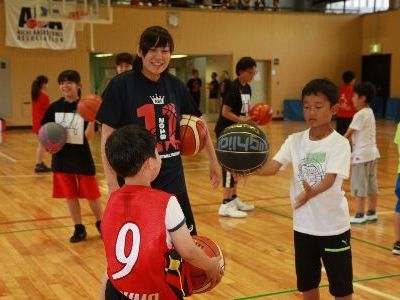 指導中の上長選手