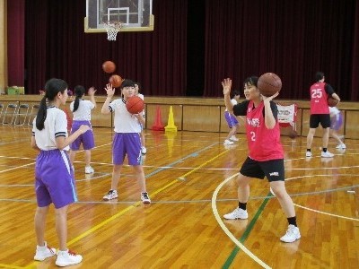 #2遠藤選手の指導の様子