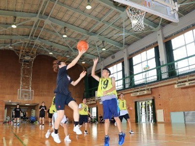 7 土 愛知県内各地でクリニックを実施しました News ウィングス 女子バスケットボール 株式会社アイシン
